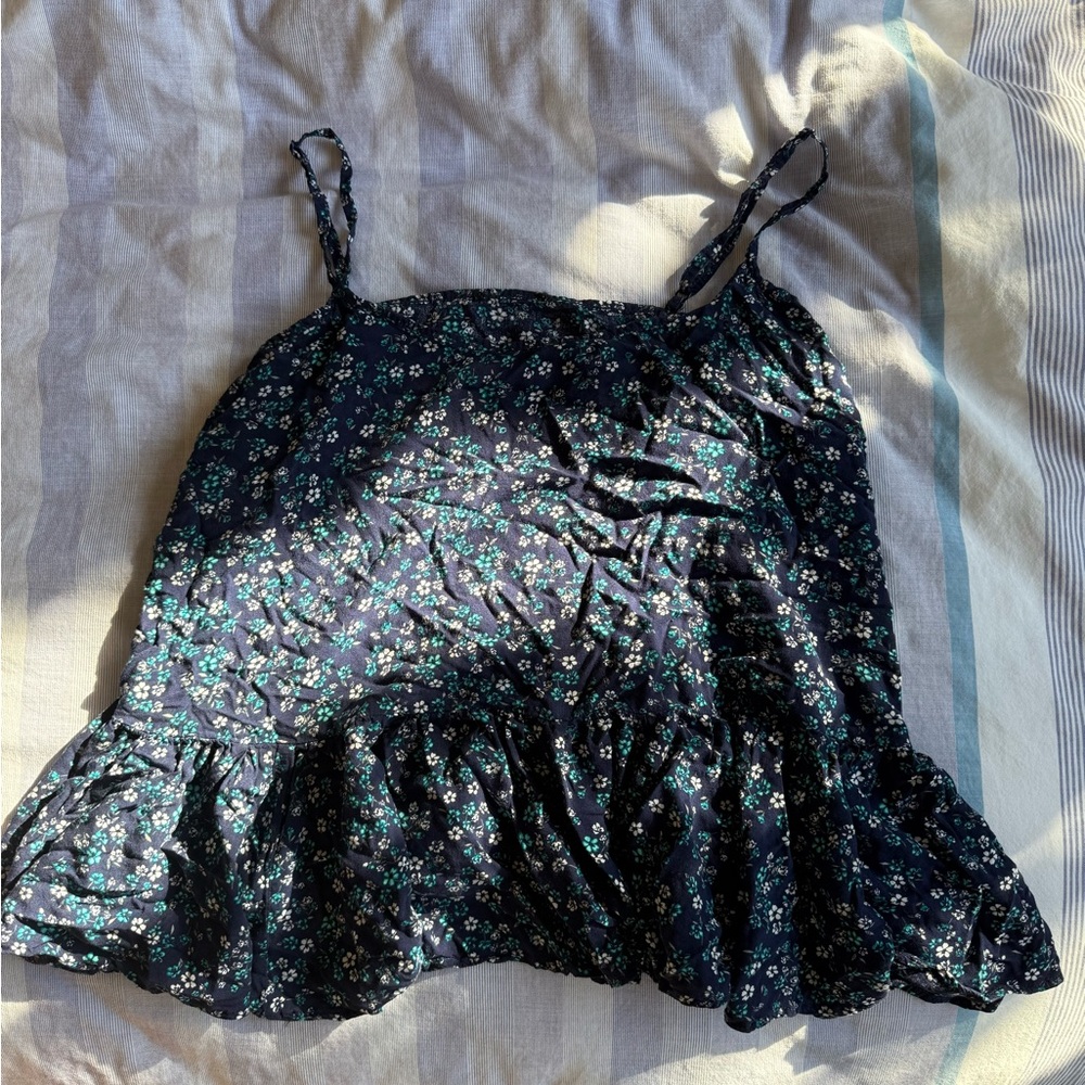 floral flowy summer top blouse loose aesthetic coquette beach vintage girly